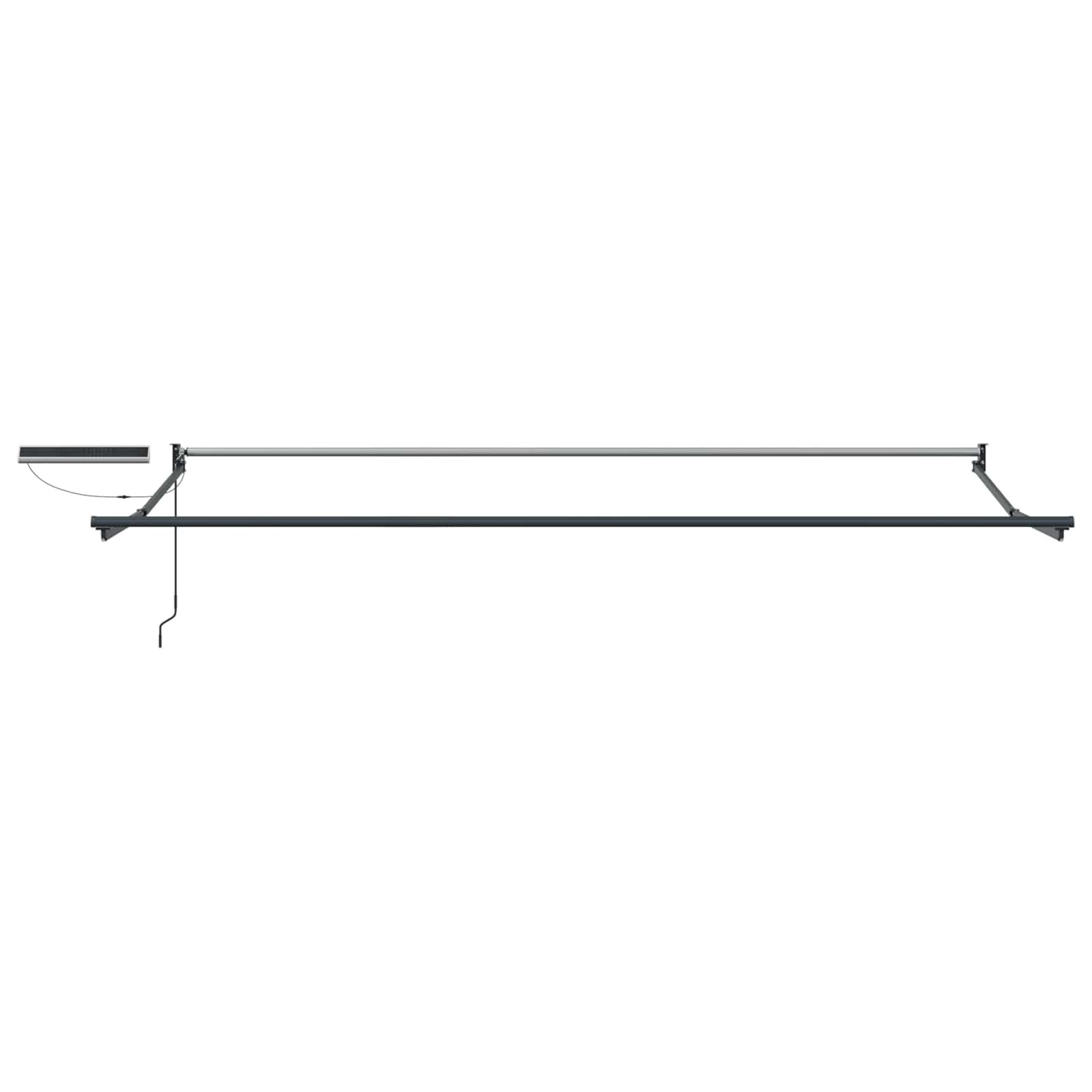 Tettuccio Elettrico Retrattile Antracite 4 × 3 m | homemem39