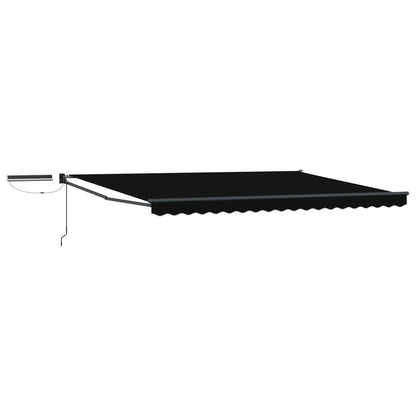 Tettuccio Elettrico Retrattile Nero e antracite 4 × 3 m | homemem39