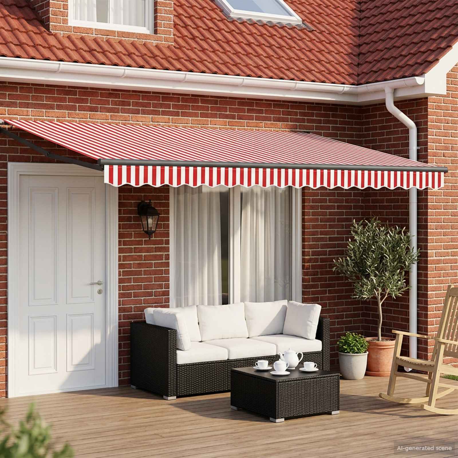 Tettuccio Elettrico Retrattile 4,5 × 3 m | homemem39