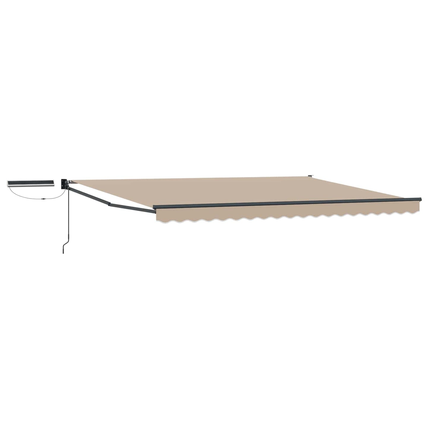 Tettuccio Elettrico Retrattile Beige e Antracite 4,5 × 3 m | homemem39
