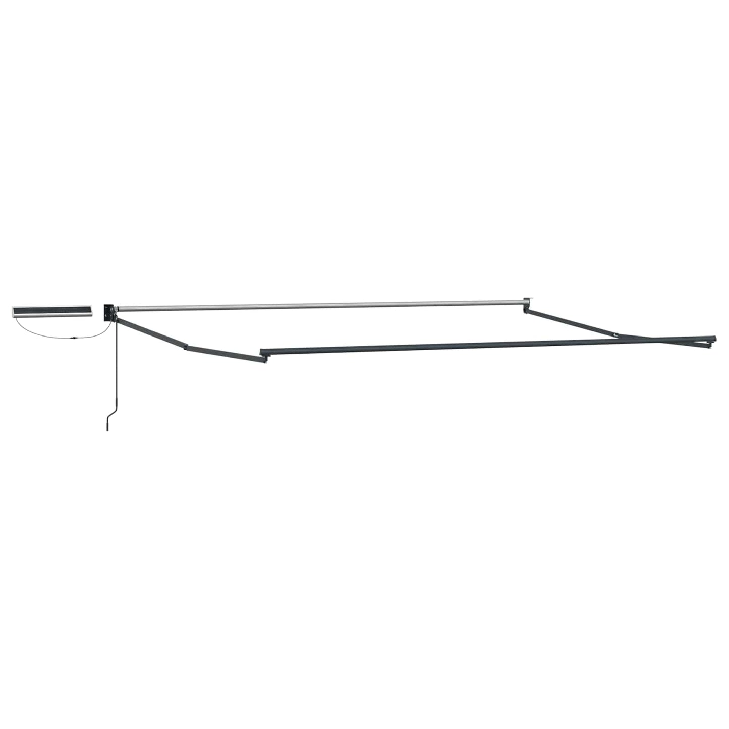 Tettuccio Elettrico Retrattile Borgogna e Antracite 5 x 3 m | homemem39