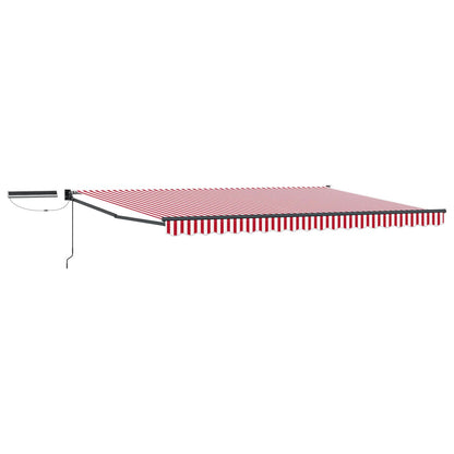 Tettuccio Elettrico Retrattile Rosso, Bianco, Antracite 5 x 3 m