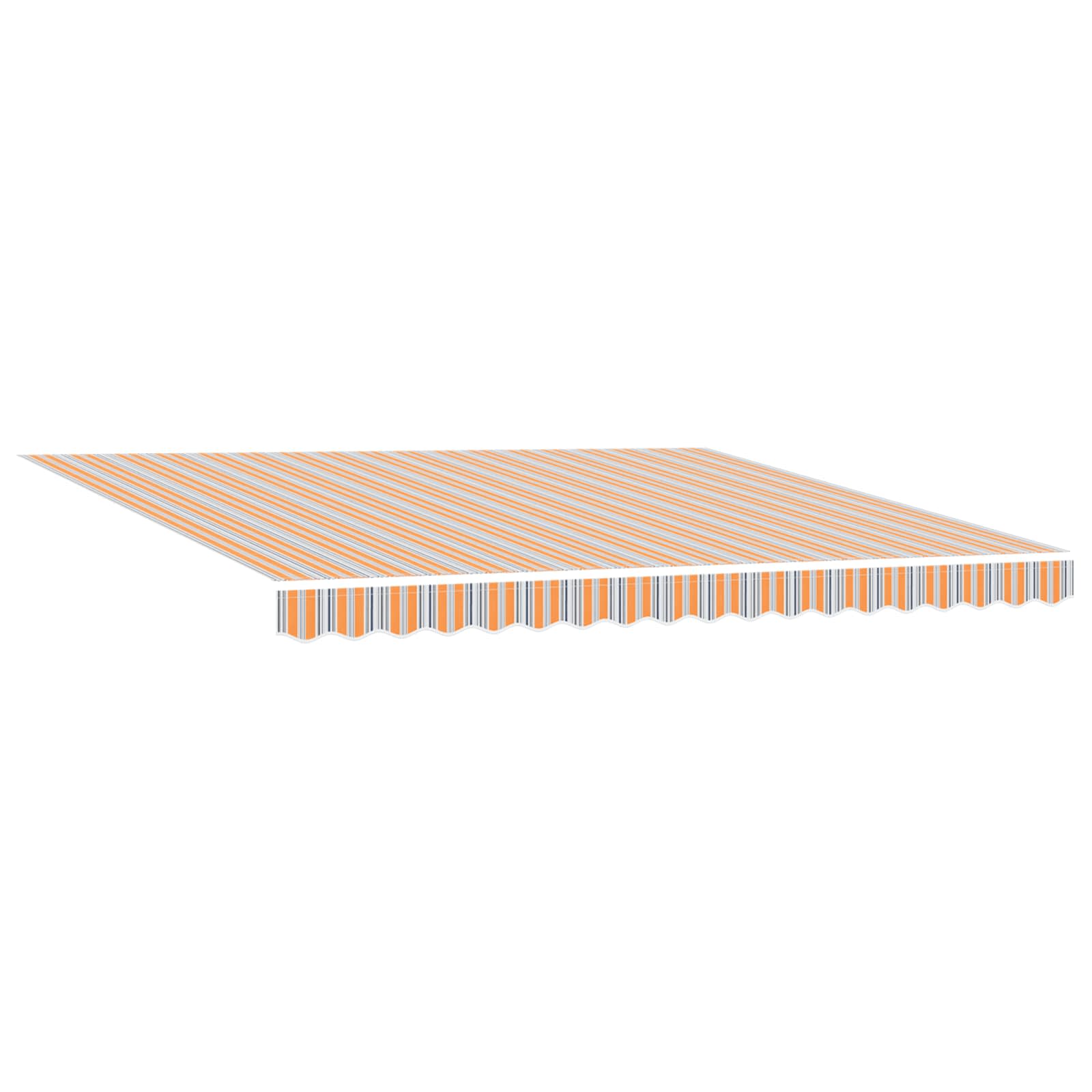 Tenda Retrattile Arancione e Grigio 400 × 300 cm | homemem39