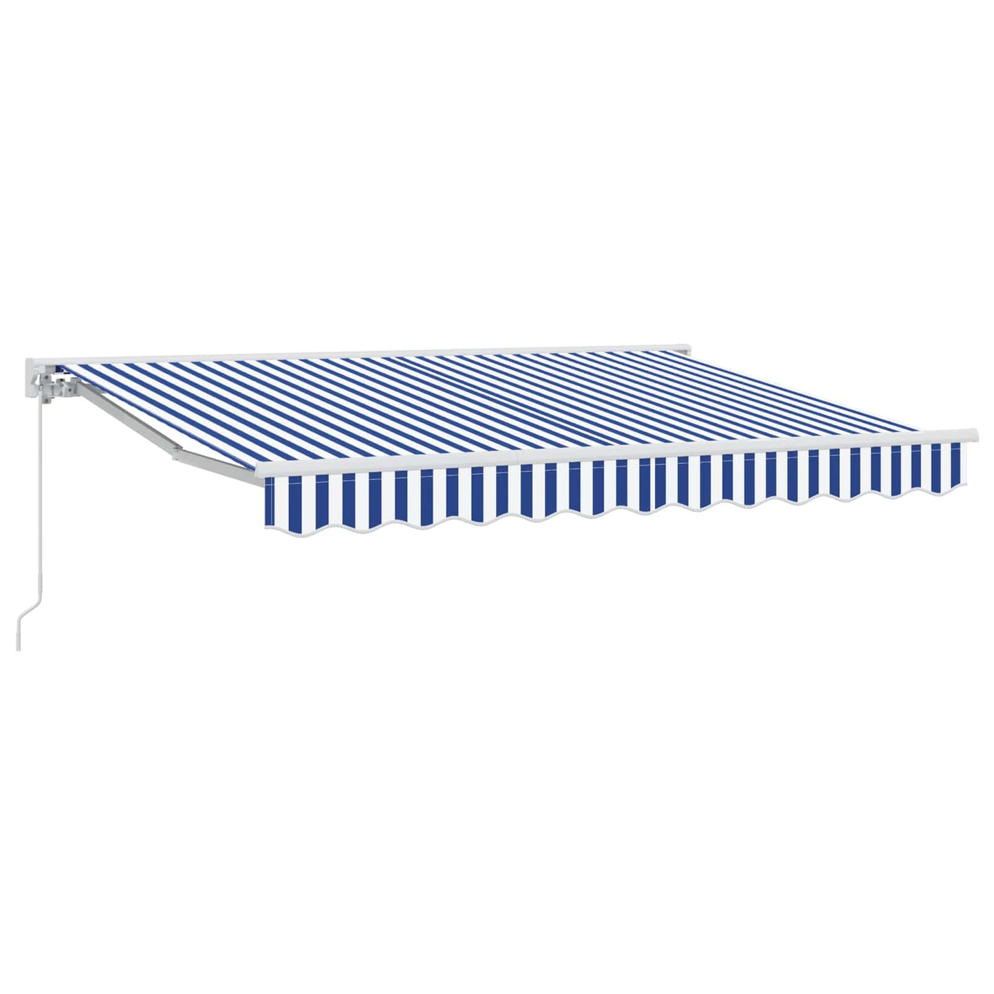 Tenda retrattile manuale Blu e Bianco 3 x 2,5 m | homemem39