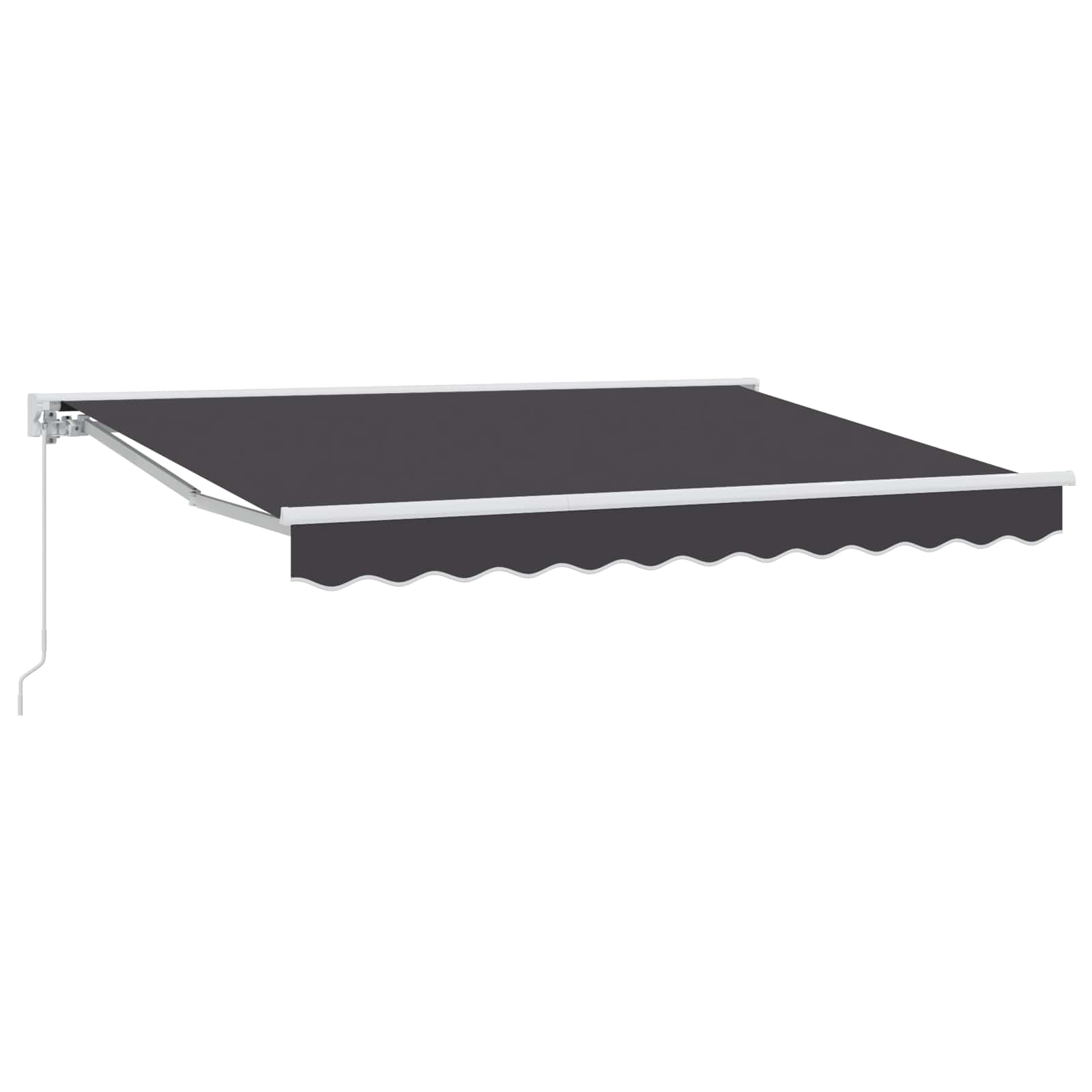 Tenda retrattile manuale Antracite 3 x 2,5 m | homemem39