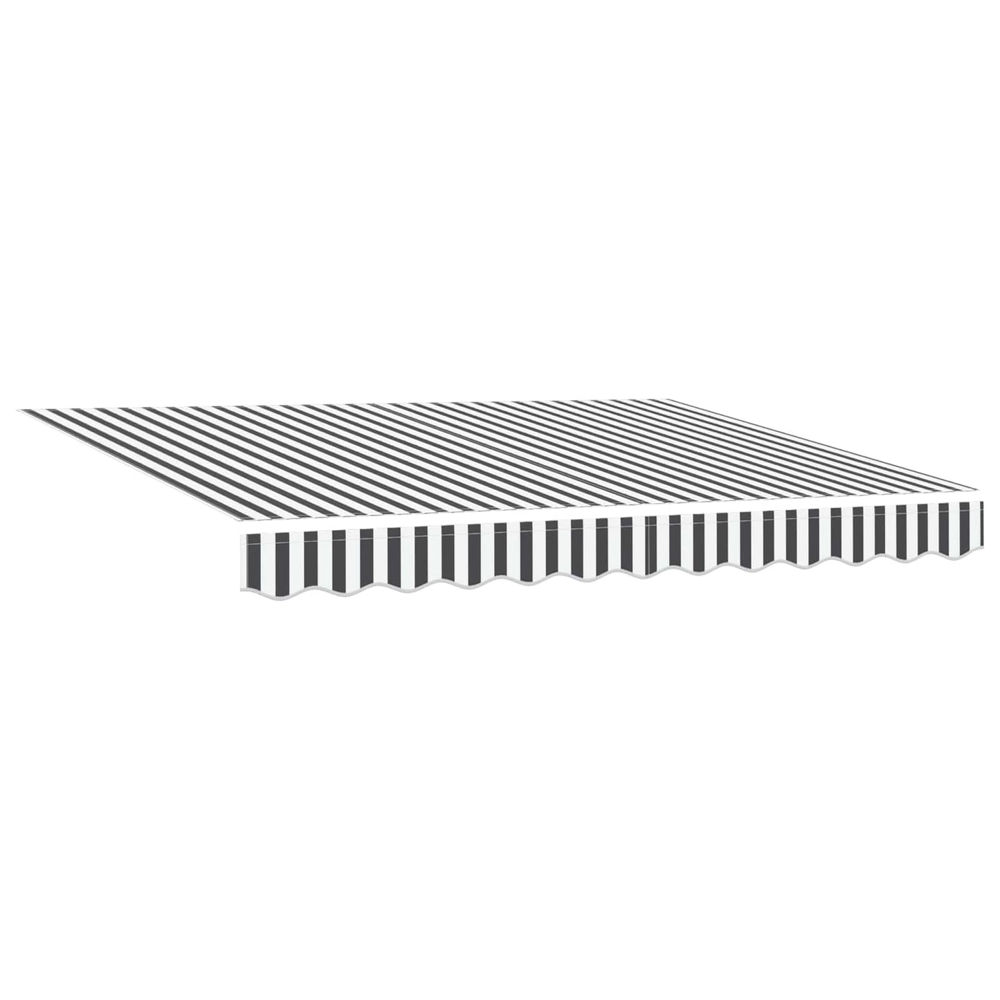 Tenda retrattile manuale Antracite e Bianco 3 x 2,5 m | homemem39