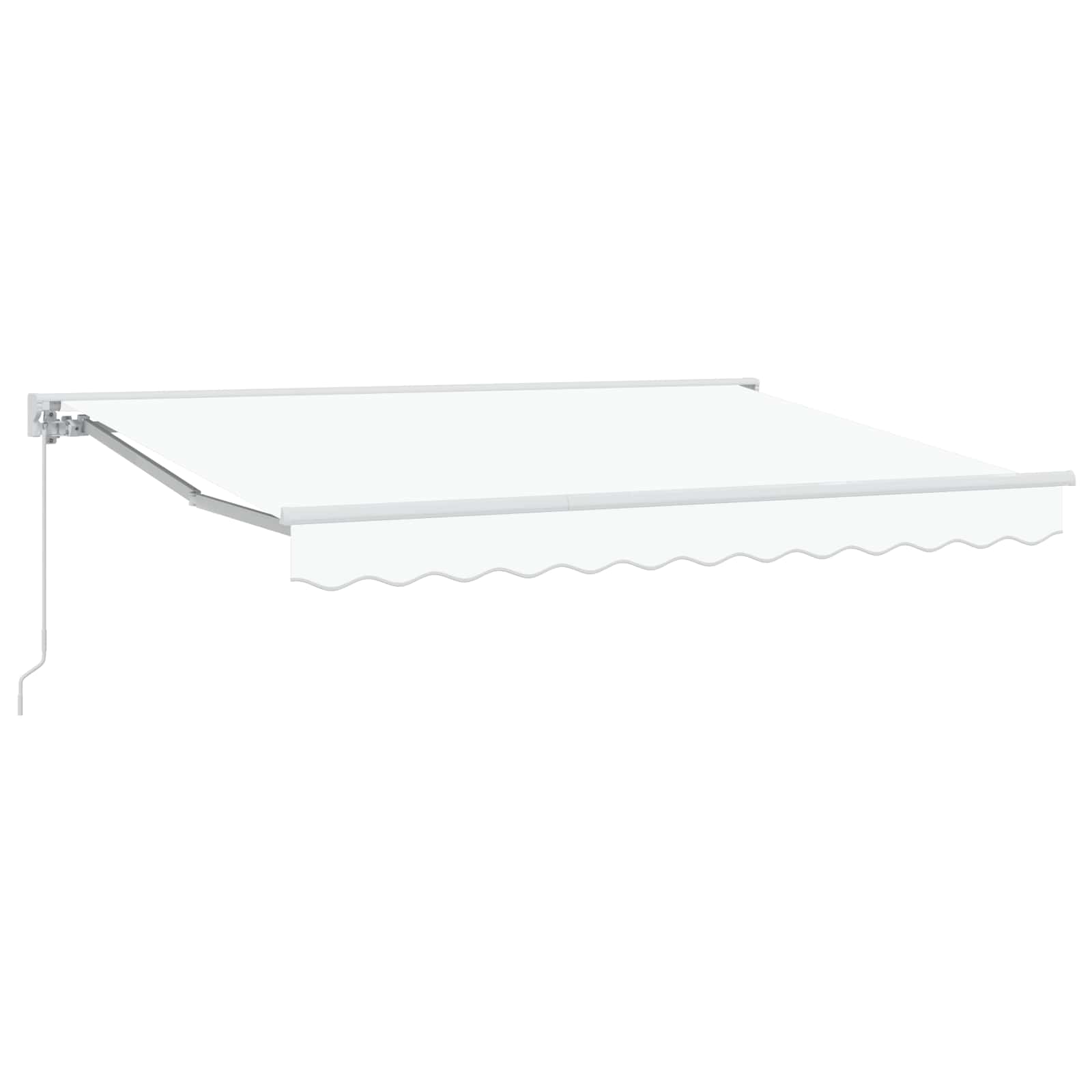 Tenda retrattile manuale Bianco 3 x 2,5 m | homemem39