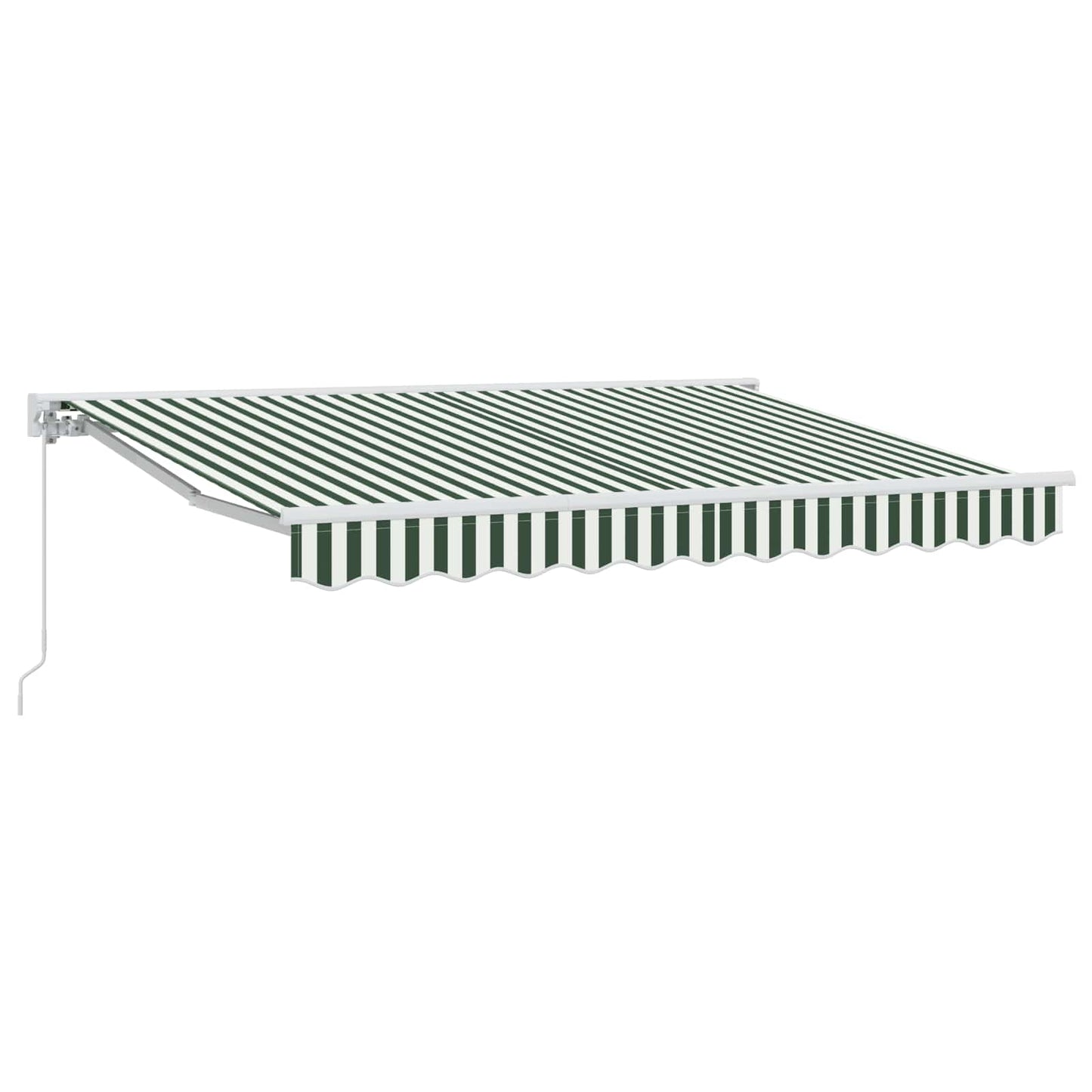 Tenda retrattile manuale Verde e Bianco 3 x 2,5 m | homemem39