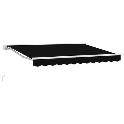 Tenda retrattile manuale Nero 3,5 x 2,5 m | homemem39
