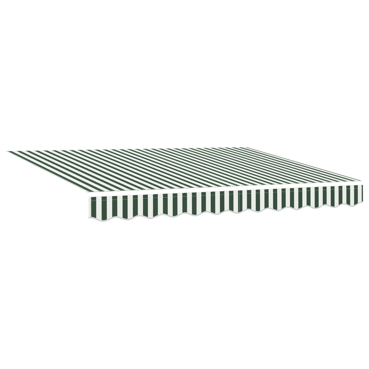 Tenda retrattile manuale Verde e Bianco 3,5 x 2,5 m | homemem39