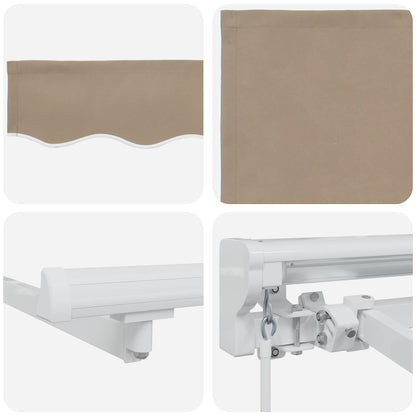 Tenda retrattile manuale Beige 4 × 3 m | homemem39