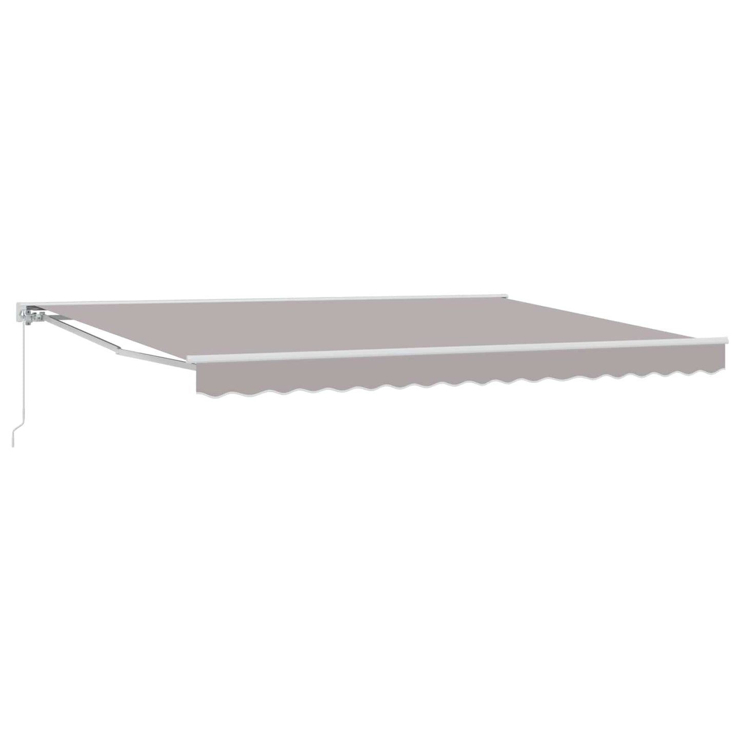 Tenda retrattile manuale Grigio Chiaro 4 × 3 m | homemem39