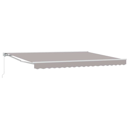 Tenda retrattile manuale Grigio Chiaro 4 × 3 m | homemem39