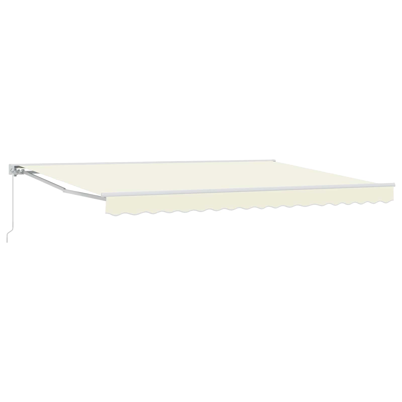 Tenda retrattile manuale Crema 4,5 × 3 m | homemem39