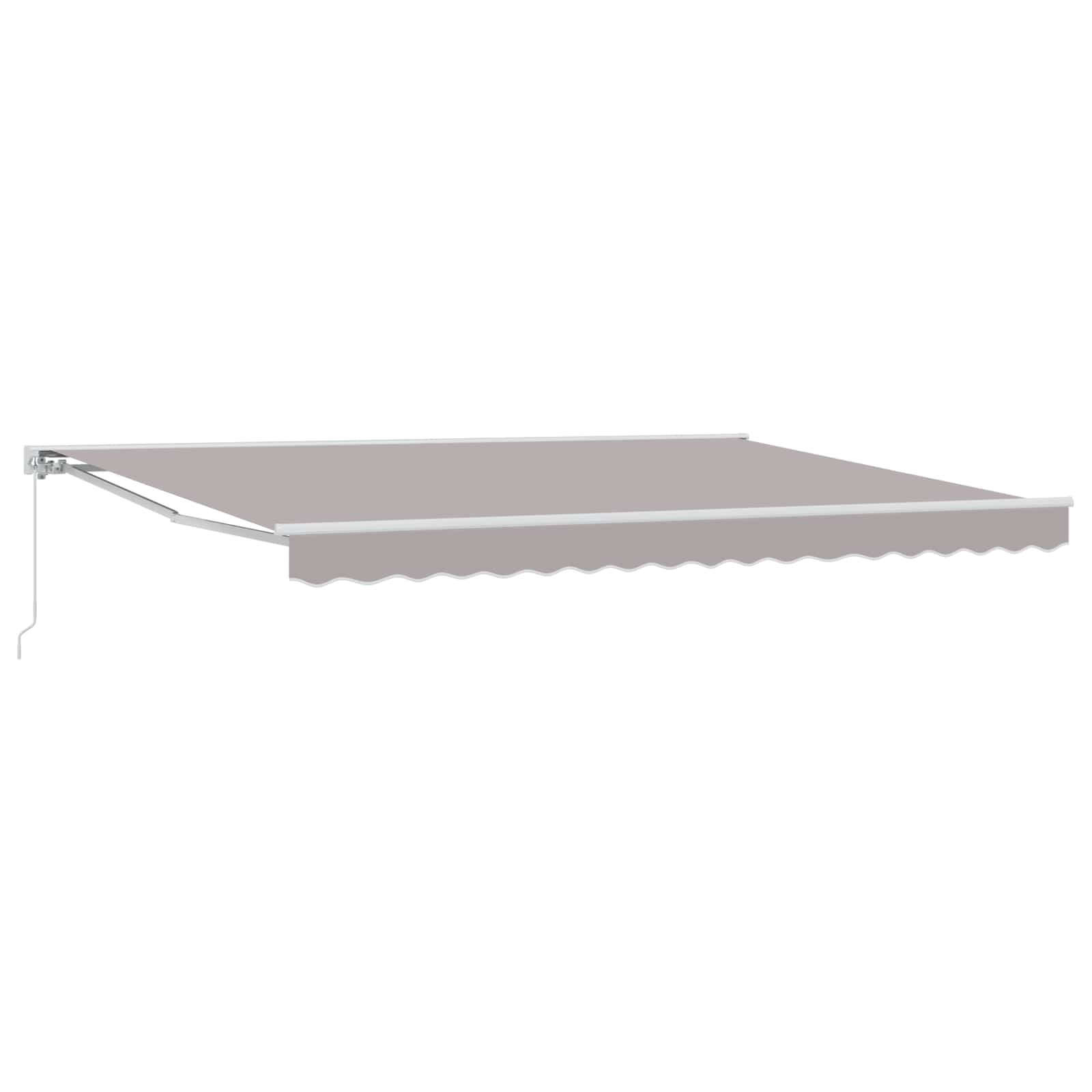 Tenda retrattile manuale Grigio Chiaro 4,5 × 3 m | homemem39