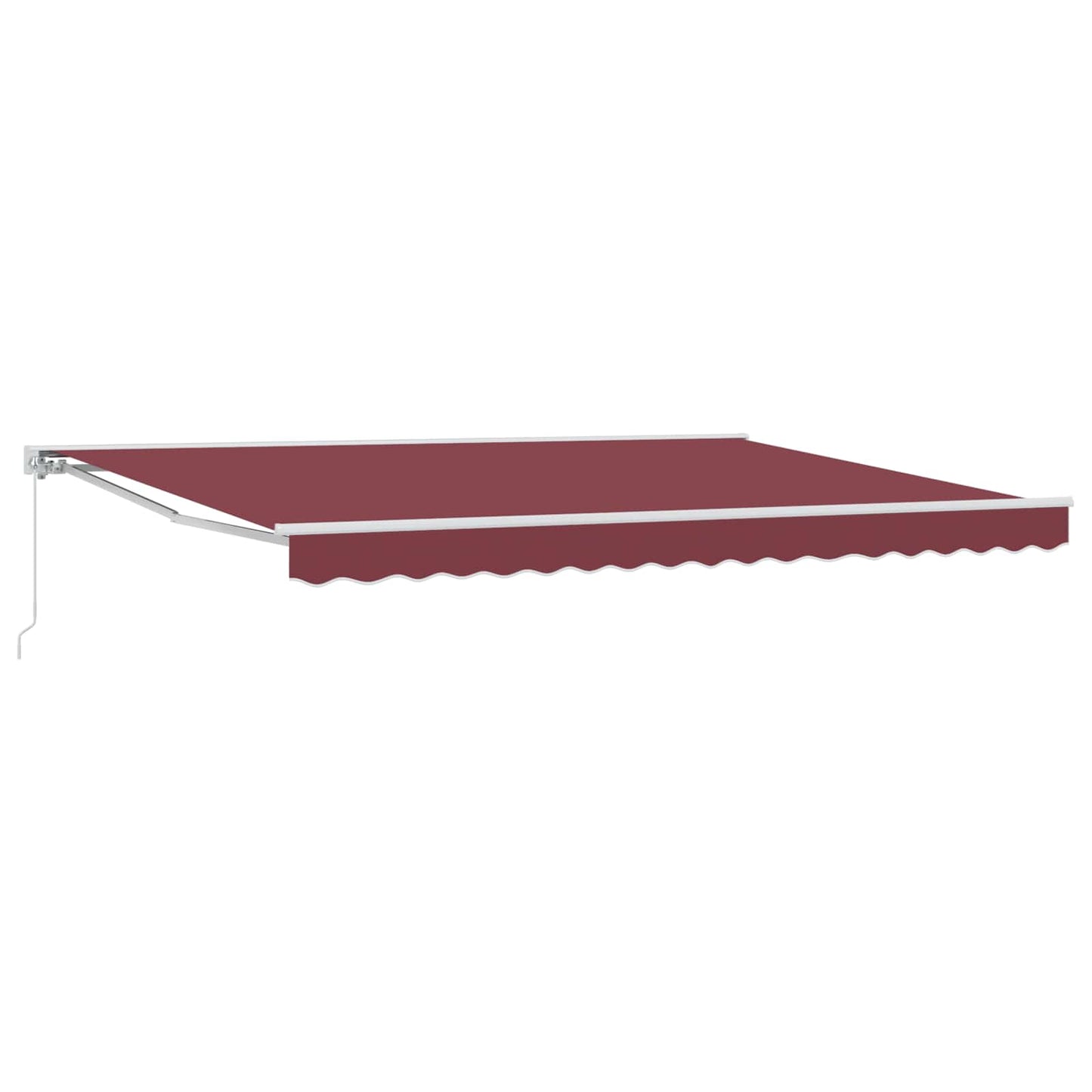 Tenda retrattile manuale Borgogna 4,5 × 3,5 m | homemem39