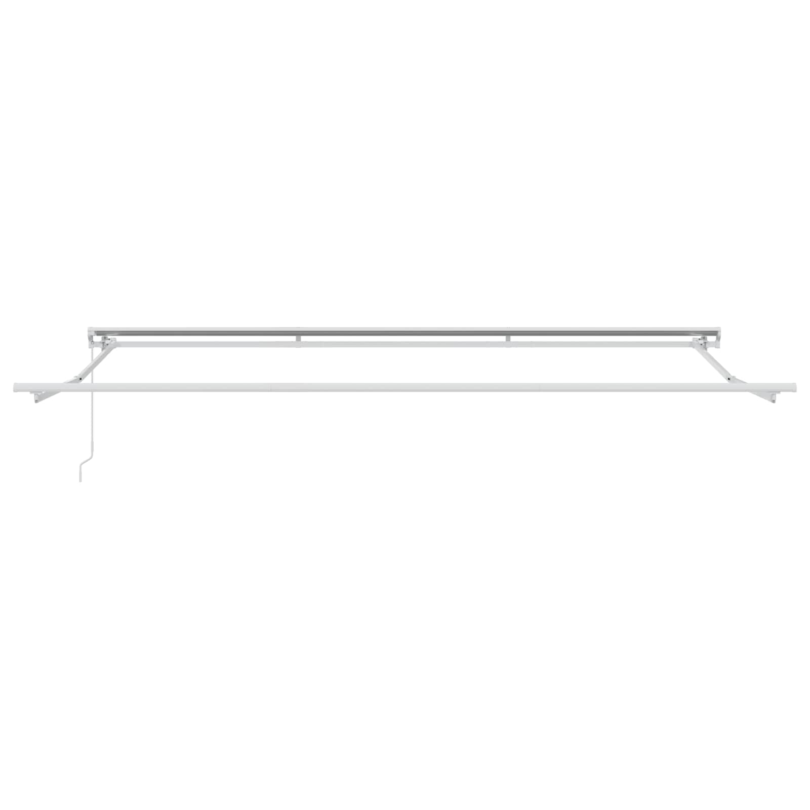Tenda retrattile manuale Borgogna 4,5 × 3,5 m | homemem39