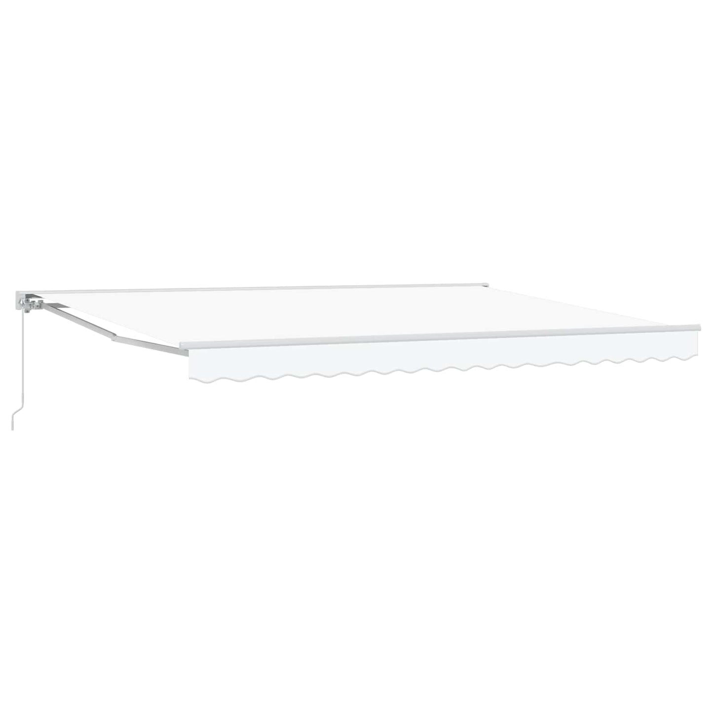 Tenda retrattile manuale Bianco 4,5 × 3,5 m | homemem39
