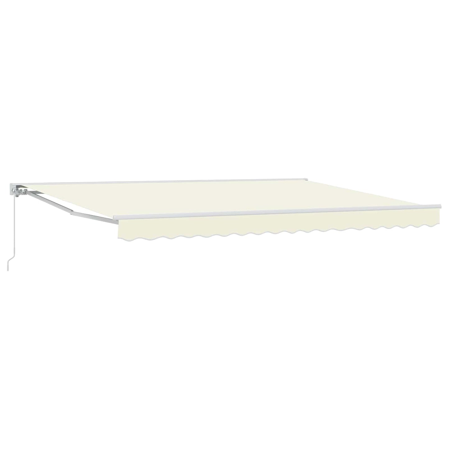 Tenda retrattile manuale Crema 5 × 3,5 m