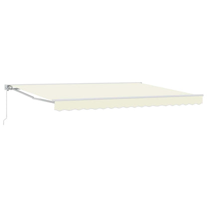 Tenda retrattile manuale Crema 5 × 3,5 m