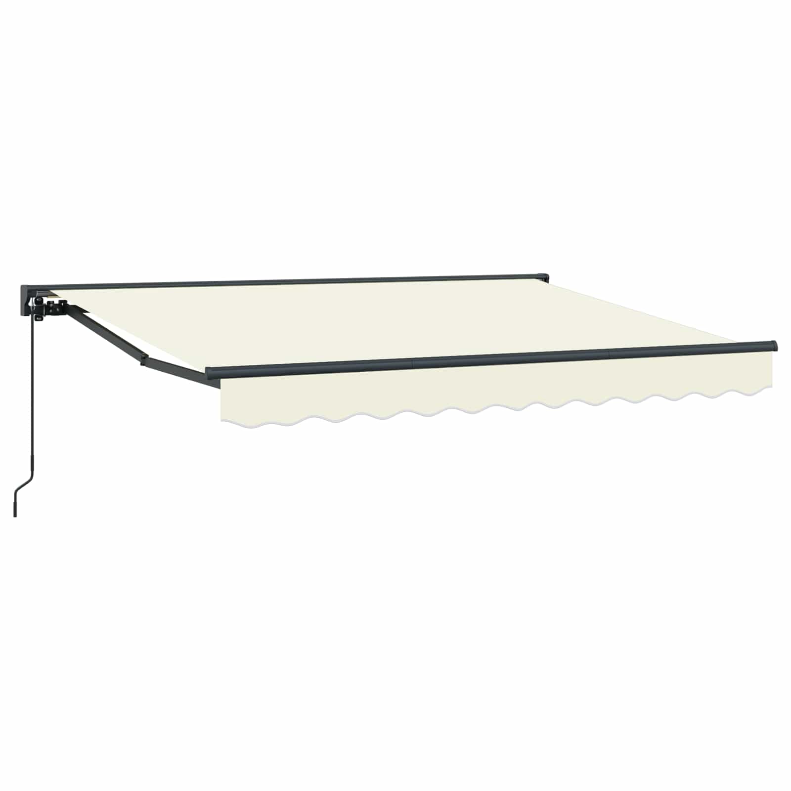 Tenda retrattile manuale Crema 3 x 2 m | homemem39
