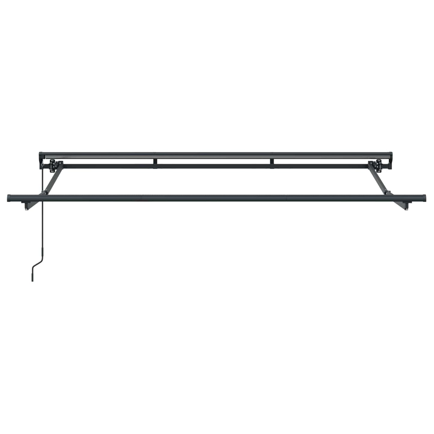 Tenda retrattile manuale Giallo e Bianco 3 x 2 m