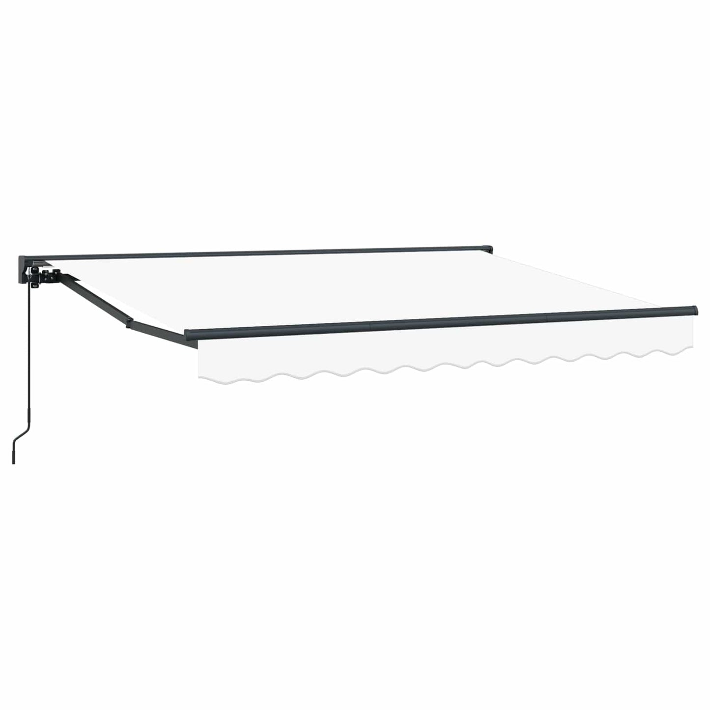 Tenda retrattile manuale Bianco 3,5 x 2 m | homemem39
