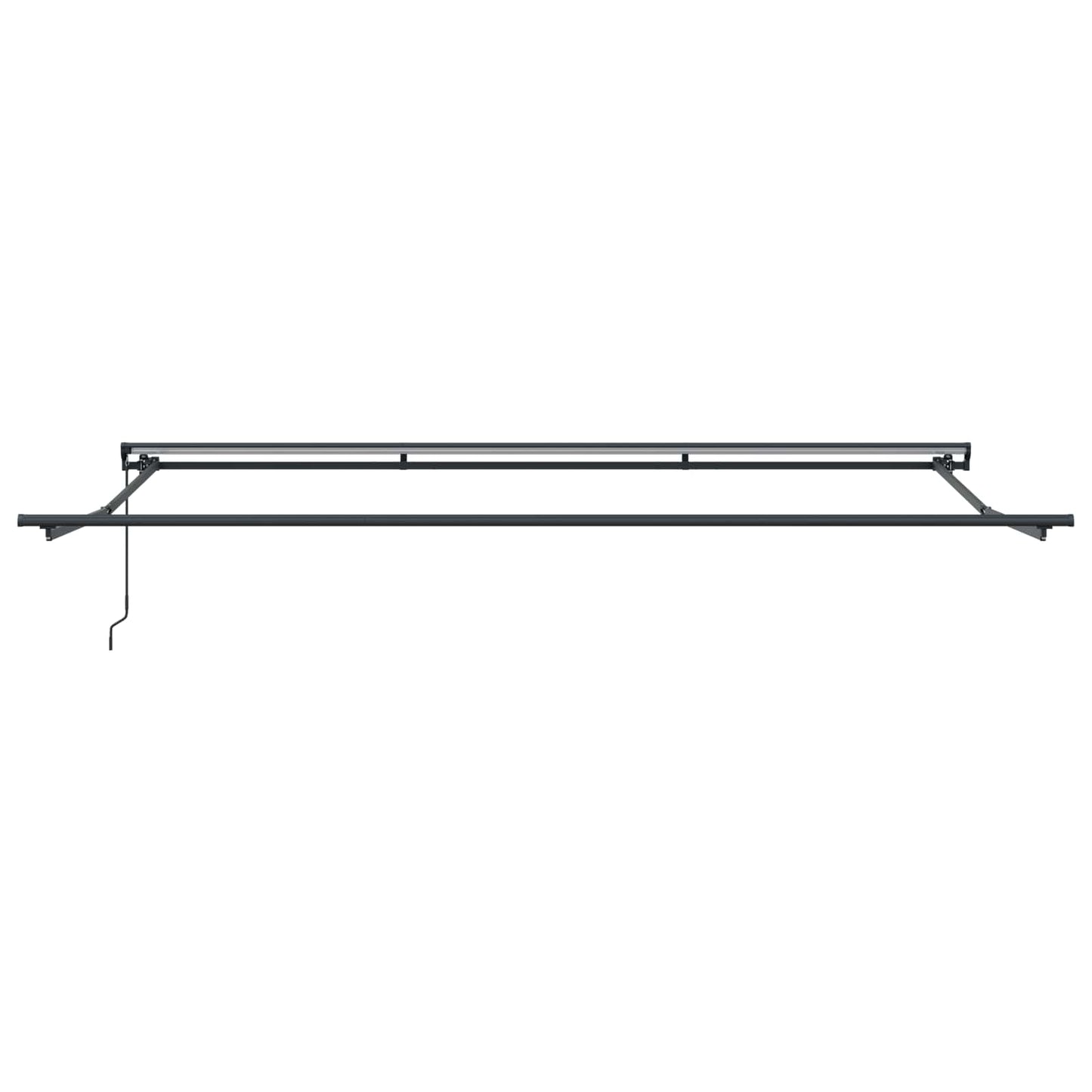 Tenda retrattile manuale Blu e Bianco 4 x 2 m | homemem39