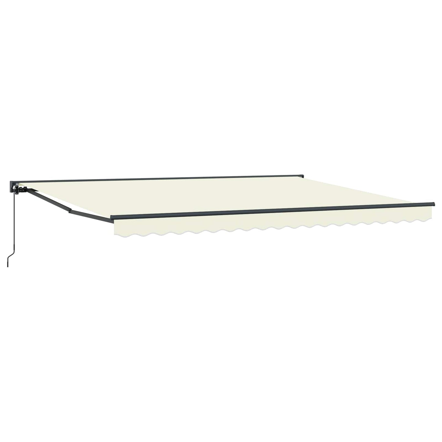 Tenda retrattile manuale Crema 4 × 3,5 m | homemem39