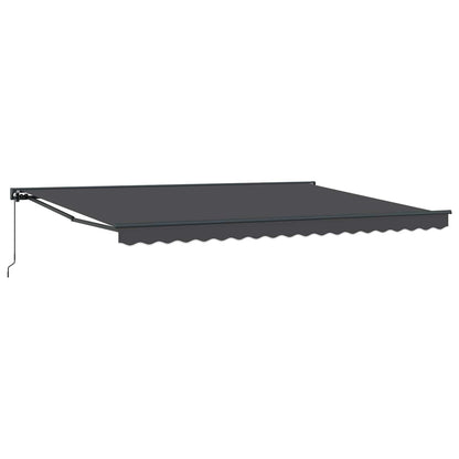 Tenda retrattile manuale Antracite 5 × 3,5 m | homemem39