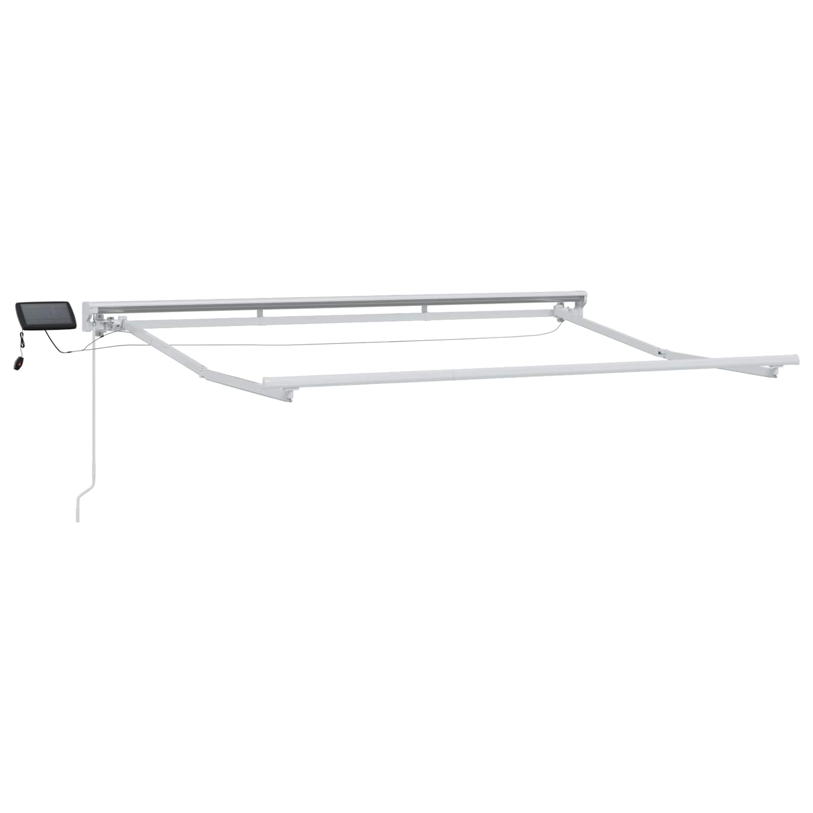 Cornice per Tenda Manuale con LED Giallo e Bianco 3 x 2 m | homemem39