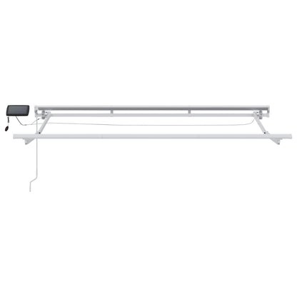 Cornice per Tenda Manuale con LED Giallo e Bianco 3 x 2 m | homemem39
