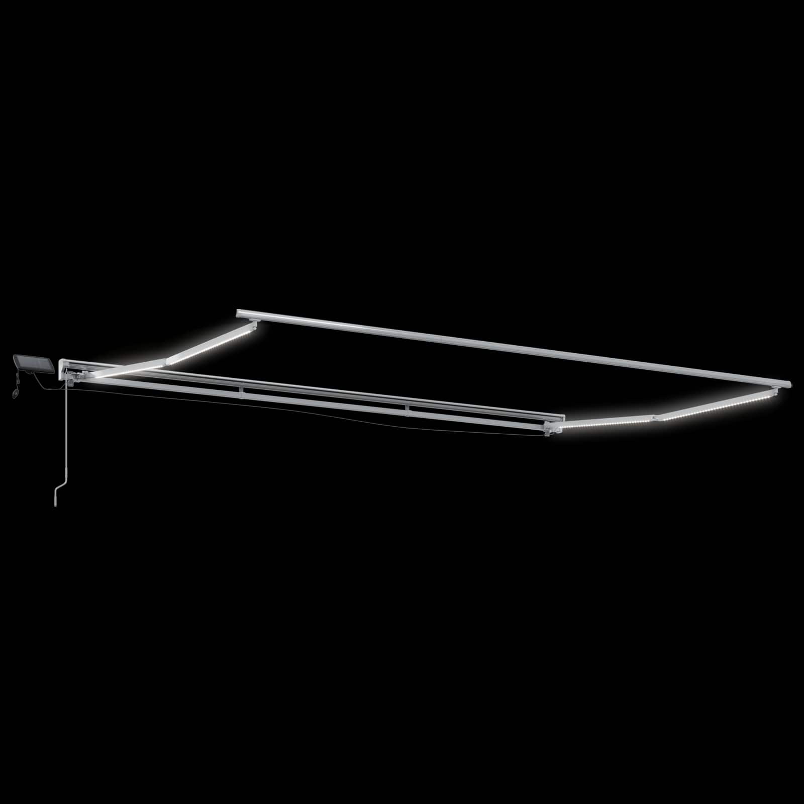 Cornice per Tenda Manuale con LED 4 x 2 m | homemem39