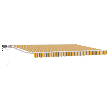Cornice per Tenda Manuale con LED 4,5 × 3 m | homemem39