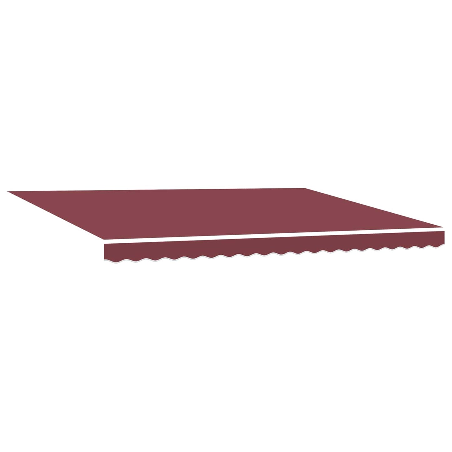 Cornice per Tenda Manuale con LED Borgogna e Bianco 5 x 3 m | homemem39