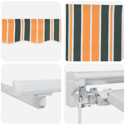 Cornice per Tenda Manuale con LED 5 × 3,5 m | homemem39