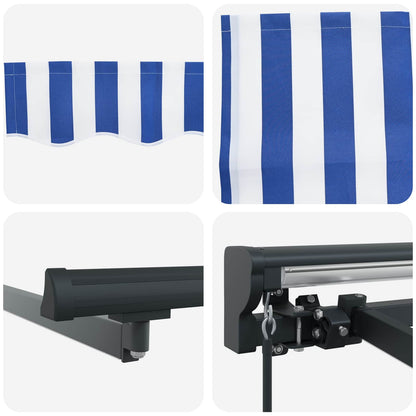 Cornice per Tenda Manuale con LED 2,5 x 2 m | homemem39
