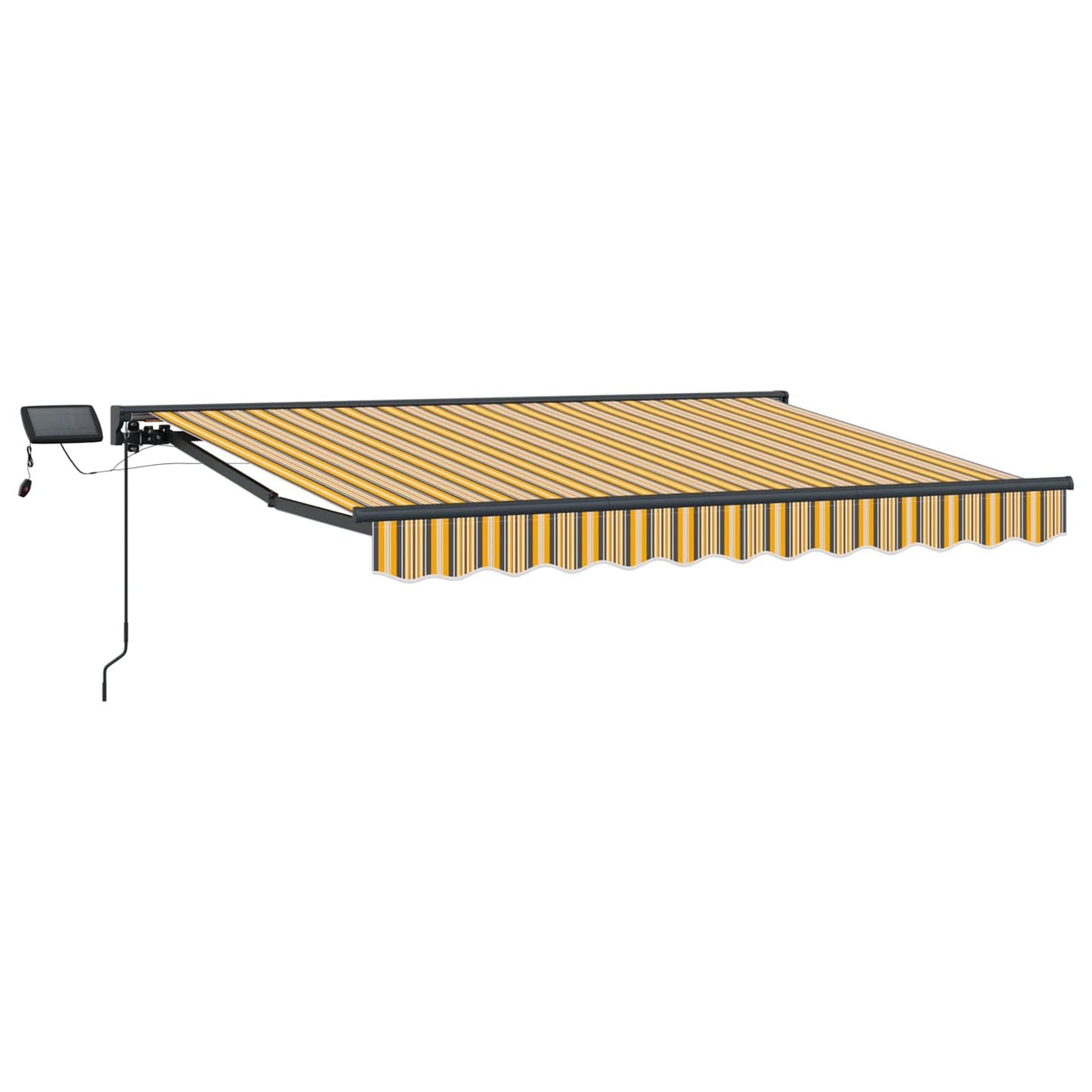 Cornice per Tenda Manuale con LED 3,5 x 2 m | homemem39