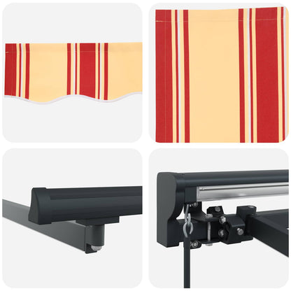 Cornice per Tenda Manuale con LED 4 x 2 m | homemem39