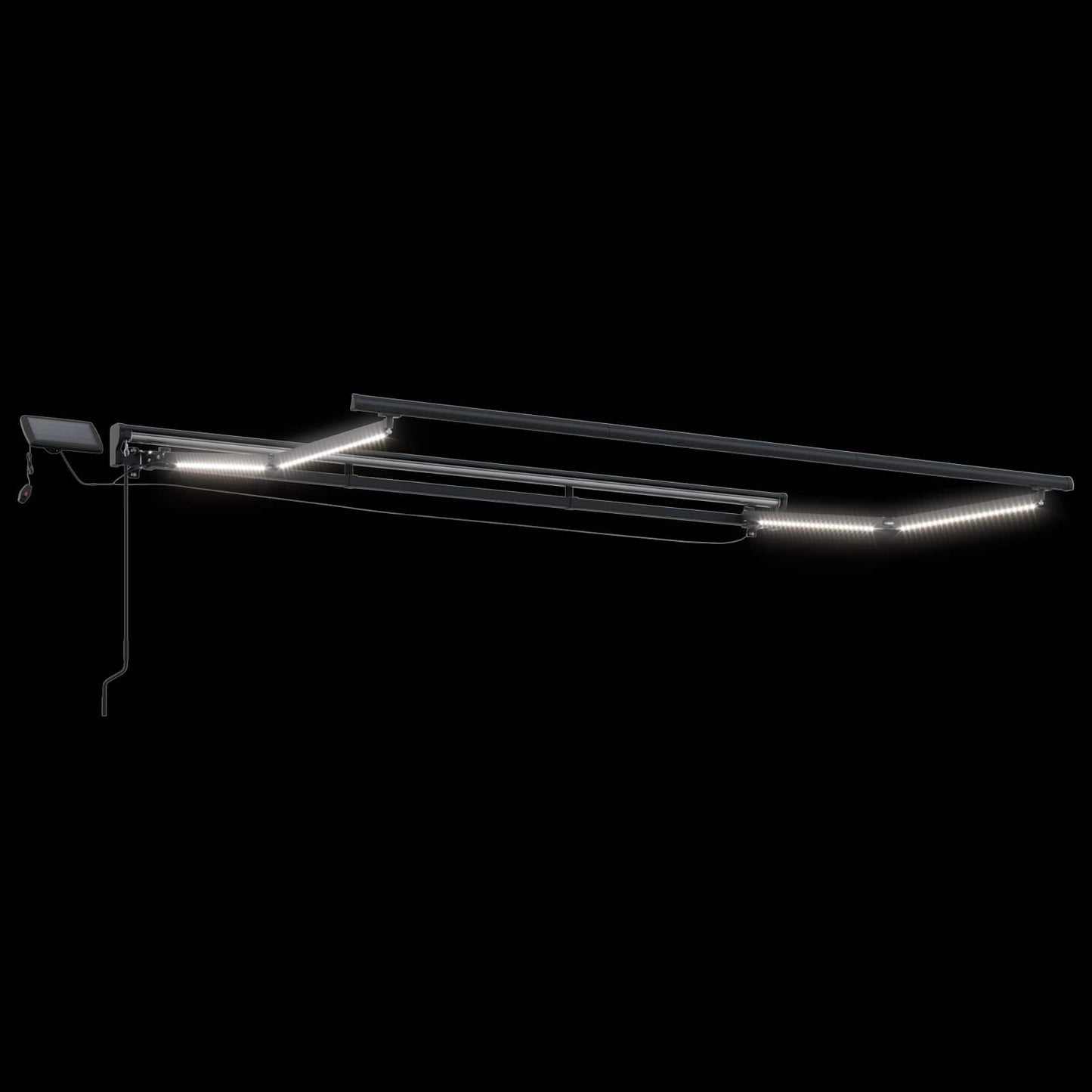 Cornice per Tenda Manuale con LED 3,5 x 2,5 m | homemem39