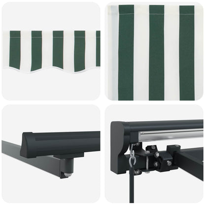Cornice per Tenda Manuale con LED 4 × 3,5 m | homemem39