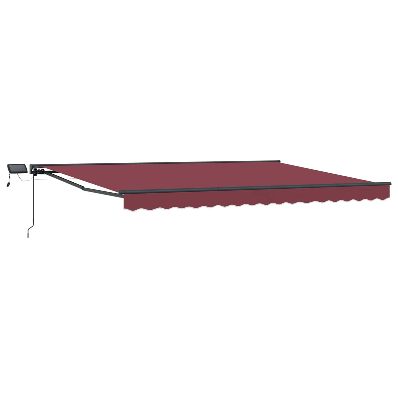 Cornice per Tenda Manuale con LED 4,5 × 3 m | homemem39