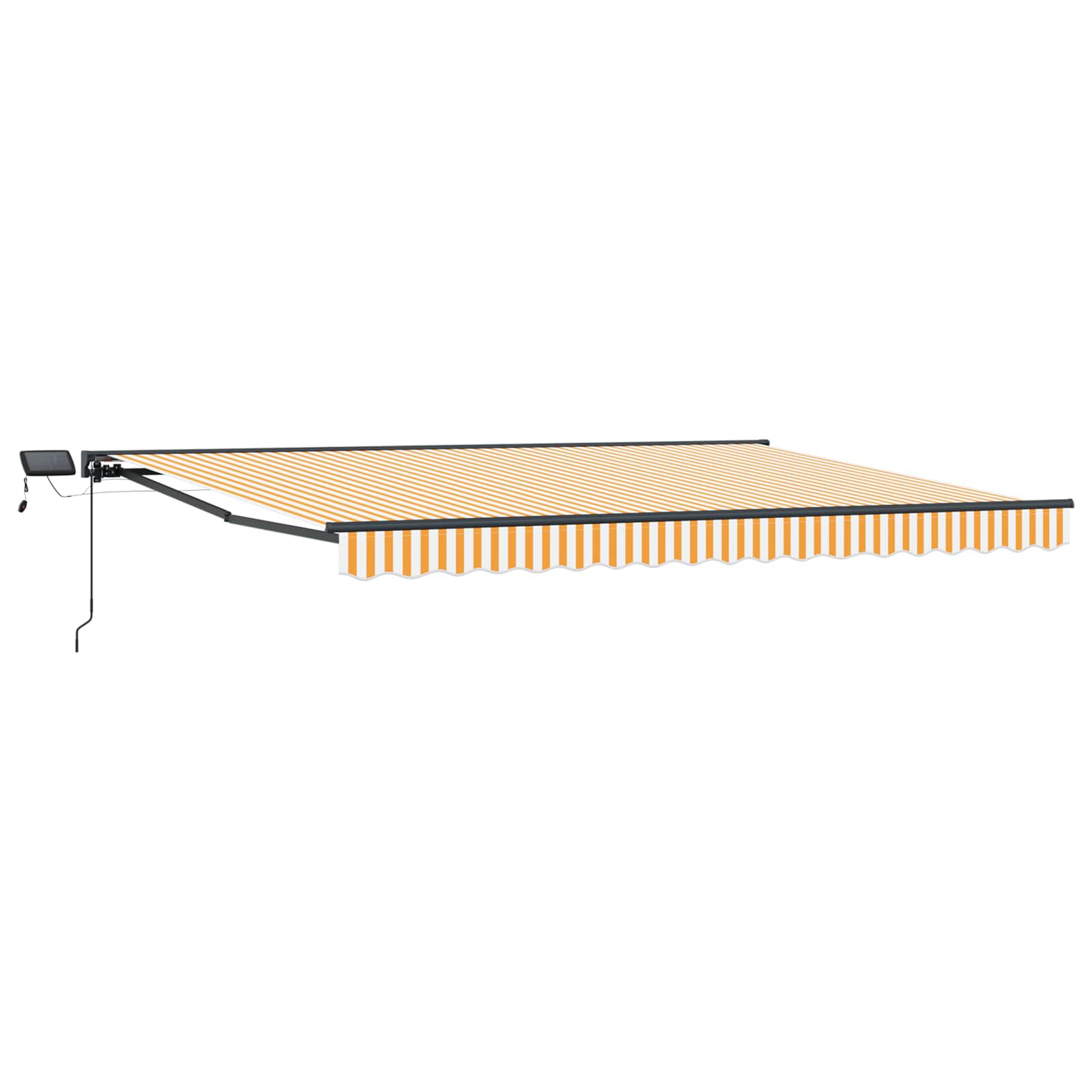 Cornice per Tenda Manuale con LED 5 × 3,5 m | homemem39