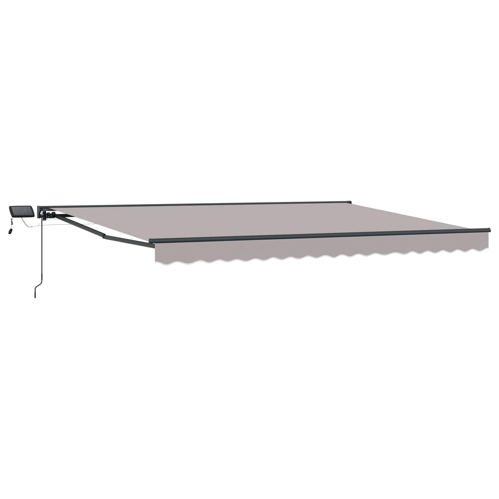Cornice per Tenda Manuale con LED 5 × 3,5 m | homemem39