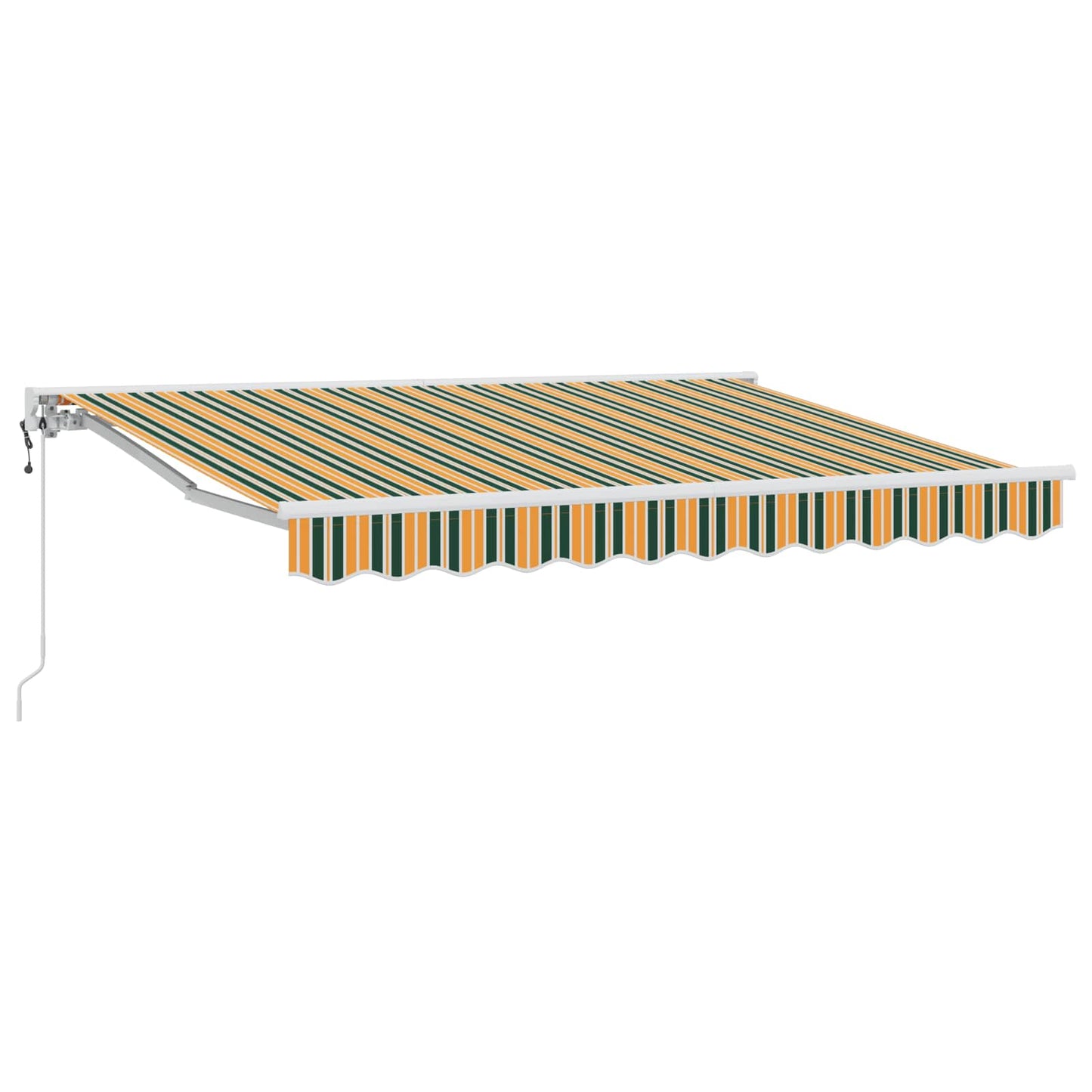 Tettuccio Elettrico Retrattile Verde e Giallo 3,5 x 2,5 m | homemem39