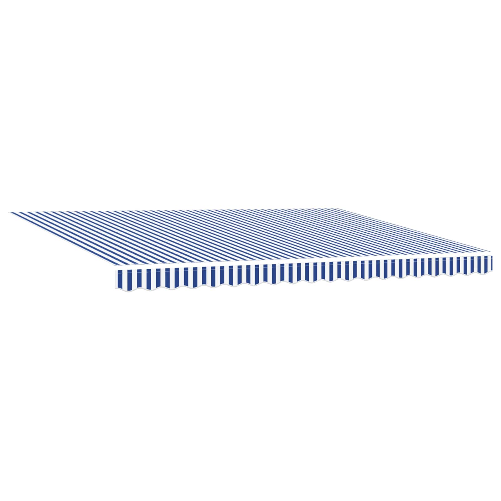 Tettuccio Elettrico Retrattile Blu e Bianco 4 × 3 m | homemem39
