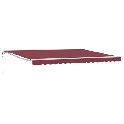 Tettuccio Elettrico Retrattile Borgogna 4 × 3 m | homemem39