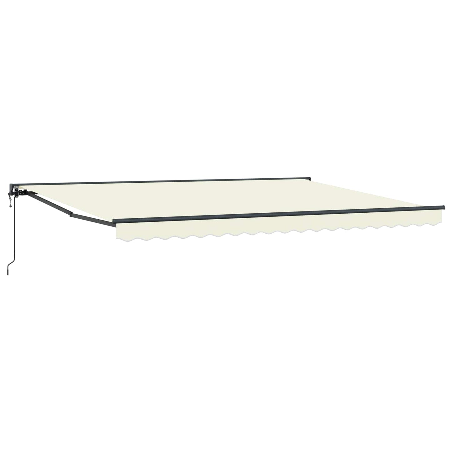Tettuccio Elettrico Retrattile Crema e Antracite 4 x 2 m | homemem39
