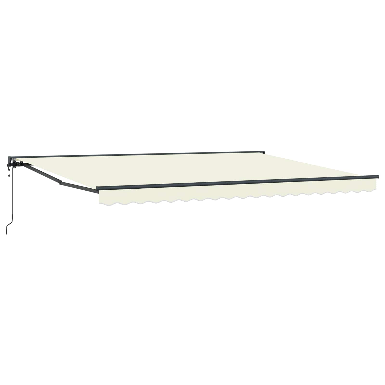 Tettuccio Elettrico Retrattile Crema e Antracite 4 × 3,5 m | homemem39