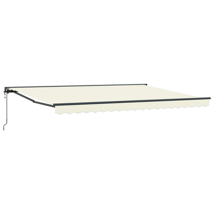 Tettuccio Elettrico Retrattile Crema e Antracite 4 × 3,5 m | homemem39